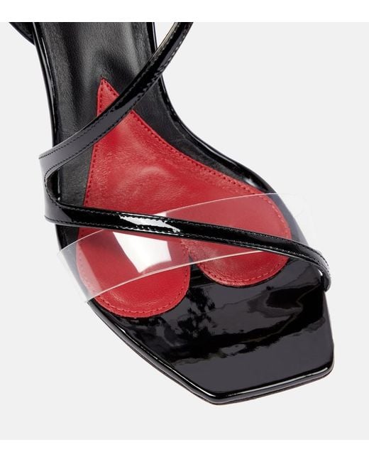 Roger Vivier Multicolor I Love Vivier Pvc And Patent Leather Sandals