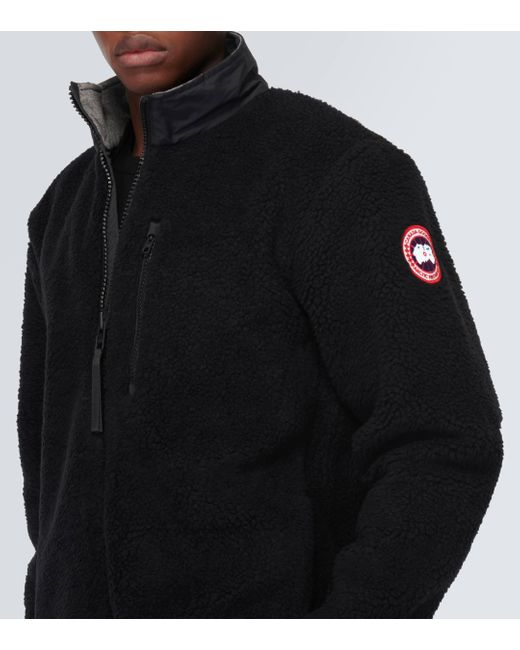 Canada Goose Black Kelowna Fleece Jacket for men