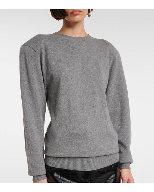 Stella McCartney Gray Pullover Aus Kaschmir Und Wolle
