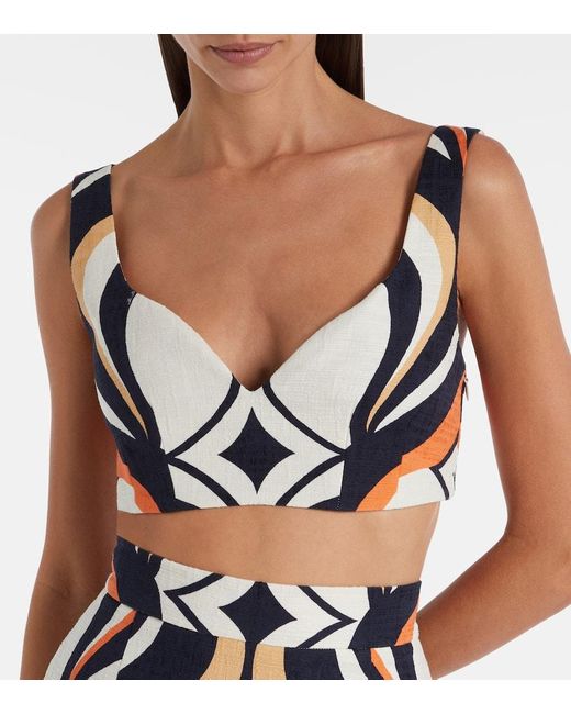 LaDoubleJ Blue Bralette Baia Aus Baumwolle