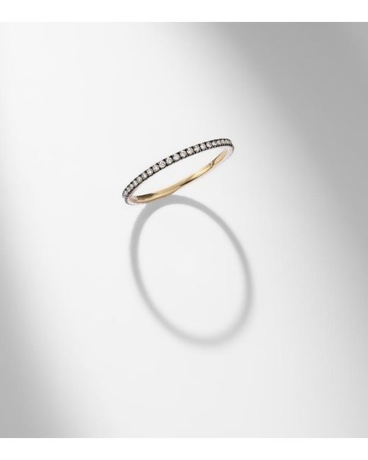 STONE AND STRAND White Come Closer 14Kt Ring With Diamonds
