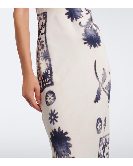 Sir White Phillipa Floral Slip Dress