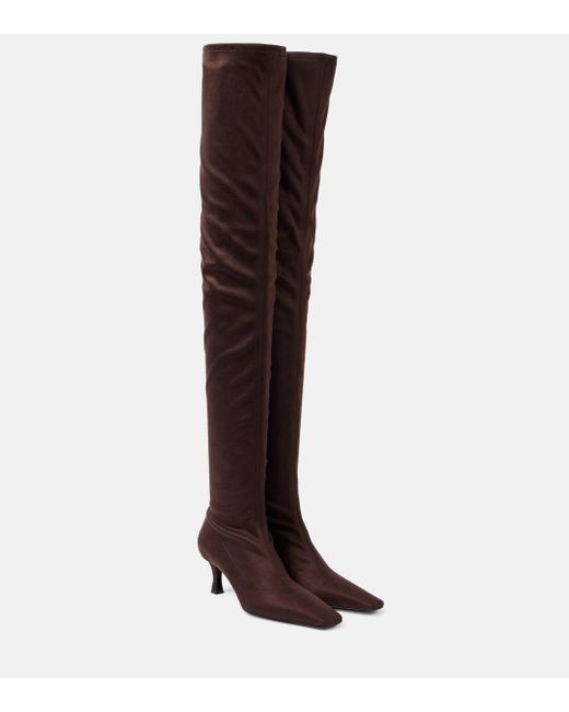 Proenza Schouler Brown Suede Over-The-Knee Boots