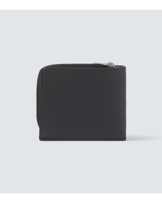 Saint Laurent Black East/West Leather Wallet for men