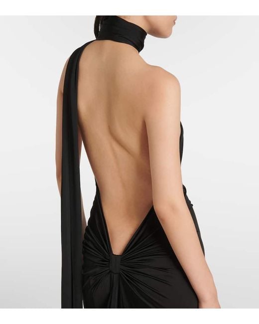 Nina Ricci Black Asymmetric Gown