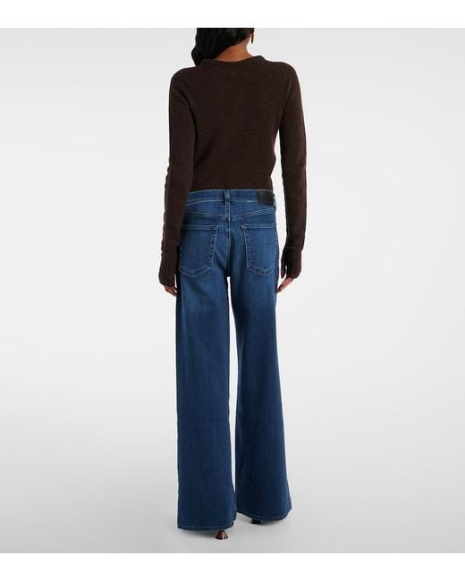 Citizens of Humanity Blue Raven Wide-Leg Jeans