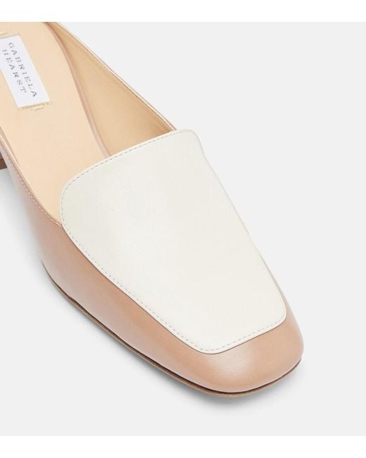 Gabriela Hearst Natural Alena Leather Mules