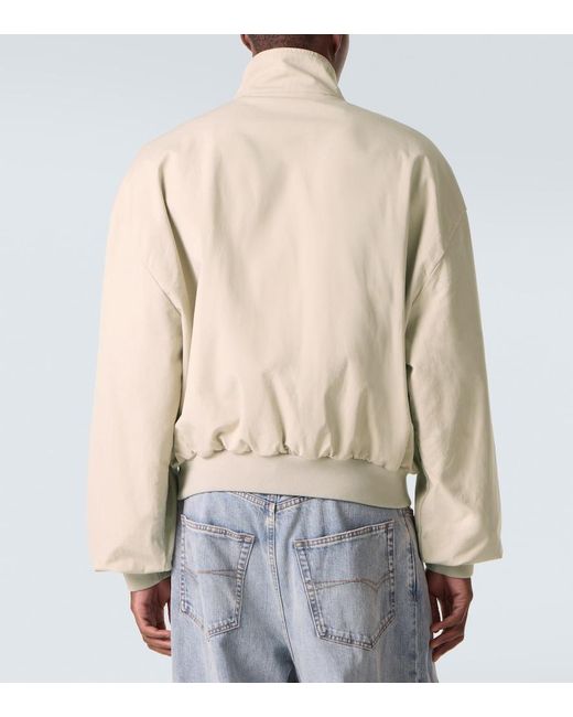 Balenciaga Natural Reversible Cotton-Blend Blouson Jacket for men