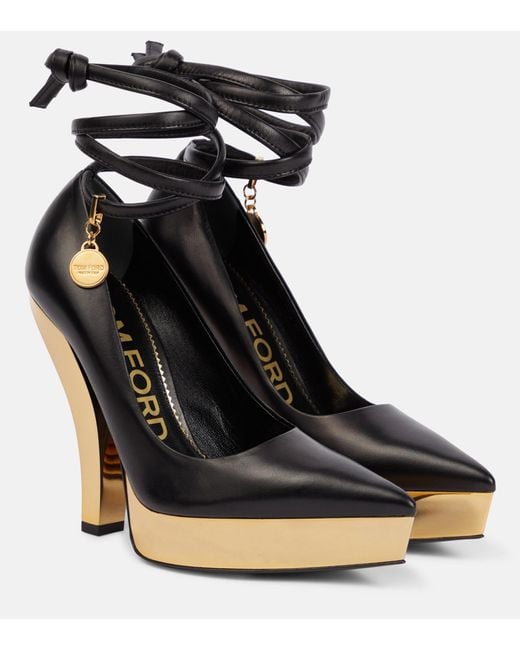 tom ford white pumps