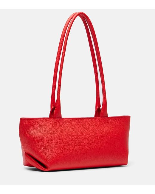 DeMellier London Red New York Leather Shoulder Bag