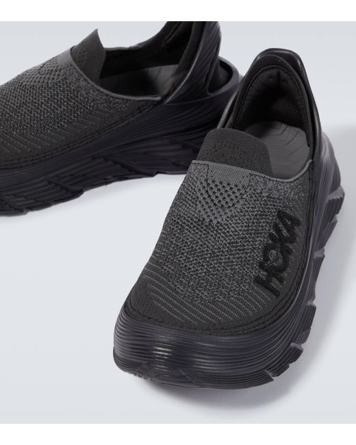 Hoka One One Black Restore Tc Slip-on Sneakers for men