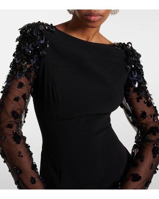 Jenny Packham Black Adulla Dress
