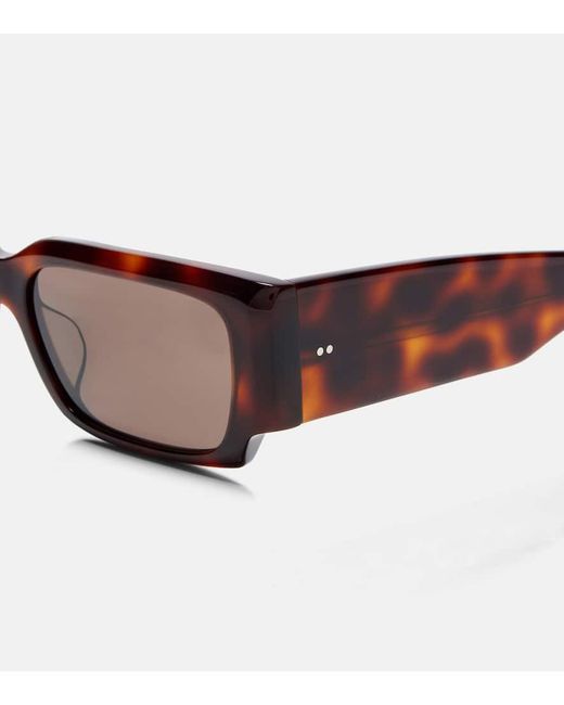 X Oliver Peoples – Lunettes De Soleil 1995C Rectangulaires Khaite en coloris Brown