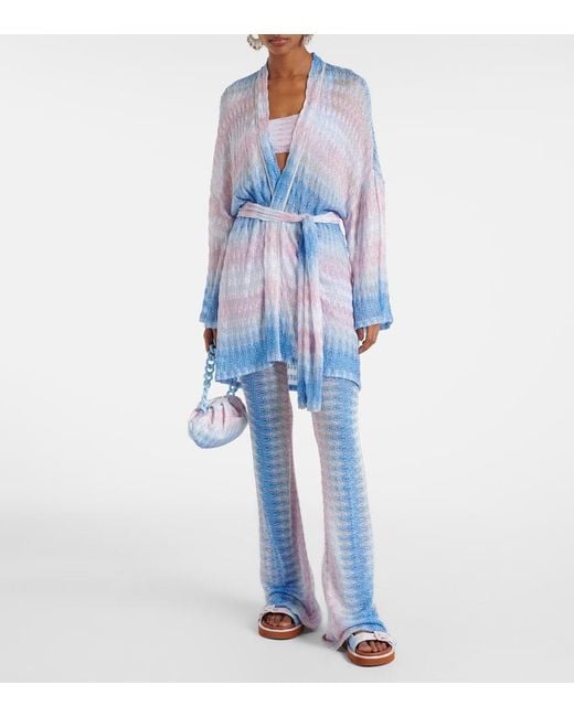 Missoni Blue Wave Beach Cover-Up