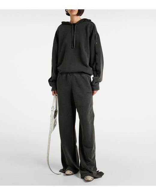 Sudadera Oversized Snap De Jersey De Algodon Y. Project de color Gray