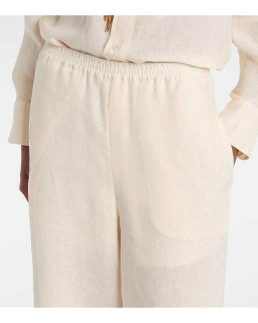 Eres Natural Select Linen Wide-Leg Pants