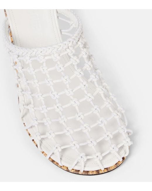 Mules Double 110 di Jacquemus in White