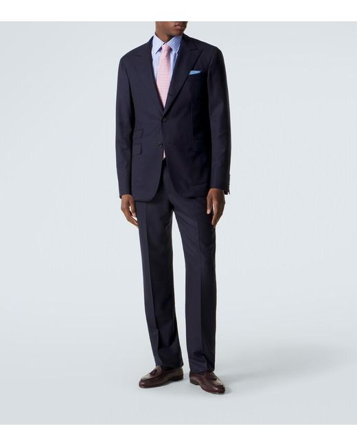 Dunhill Blue Wool Blazer for men