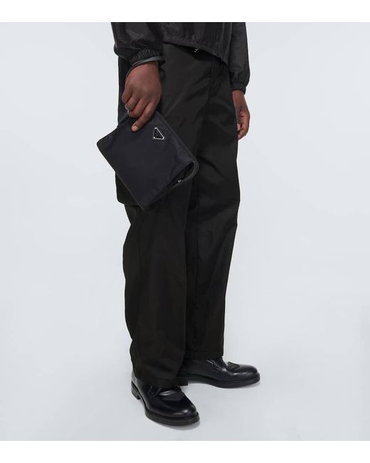 Prada Black Re-Nylon Pouch for men