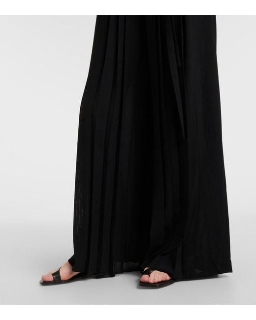 Joseph Black Sofia Plisse Jumpsuit