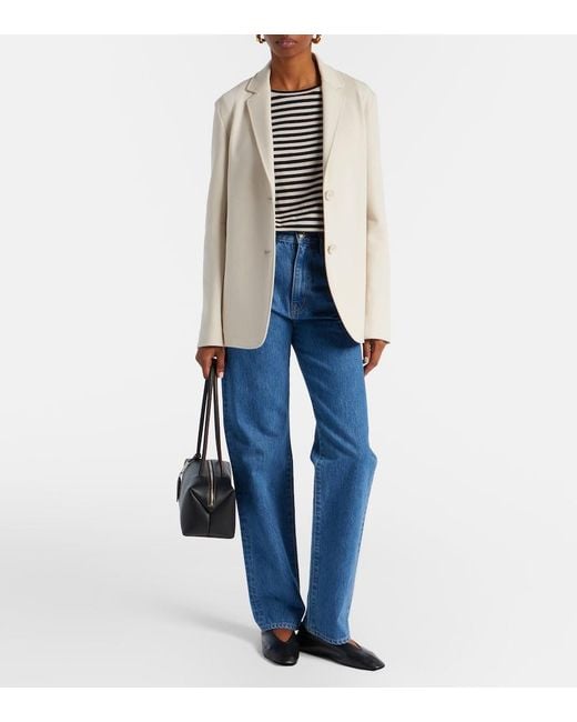 Max Mara Natural Max Mara Matollo Cotton-Blend Jersey Blazer