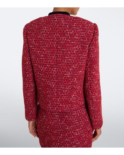 Valentino Red Tweed Jacket