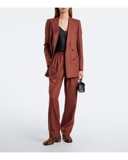 Blazé Milano Red Patea Everyday Wool And Cashmere Blazer