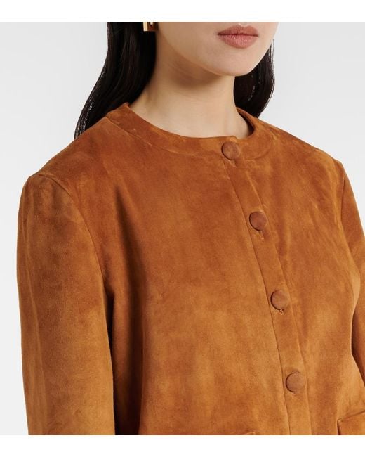 Stouls Brown Gabrielle Suede Jacket