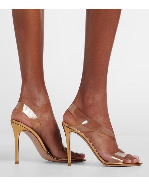 Gianvito Rossi Natural Metropolis Tpu Sandals