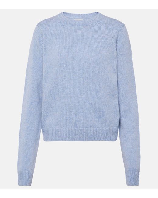 Khaite Blue Diletta Cashmere Sweater