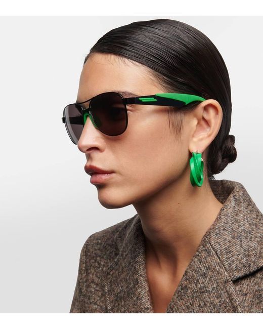 Bottega Veneta Brown Aviator-Sonnenbrille Unapologetic