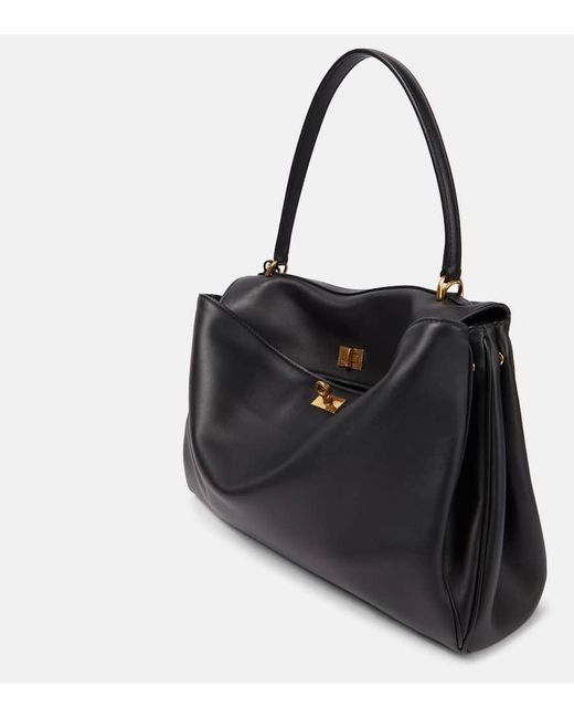 Balenciaga Black Tote Bag Rodeo Medium Aus Leder