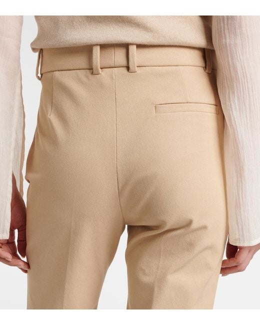 Joseph Natural Tafira Gabardine Flared Pants