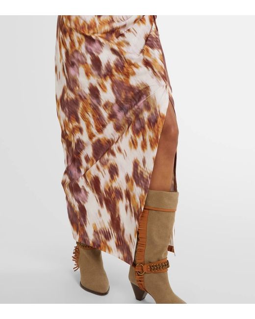 Robe Longue Nadela En Coton Isabel Marant en coloris White