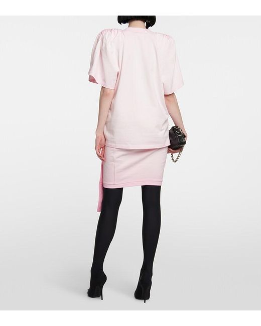 Y. Project Pink Embroidered Cotton Top