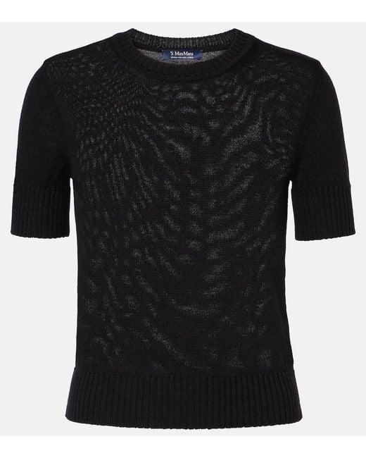 Pullover Berge di Max Mara in Black