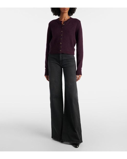 Khaite Blue Dane Wide-Leg Jeans