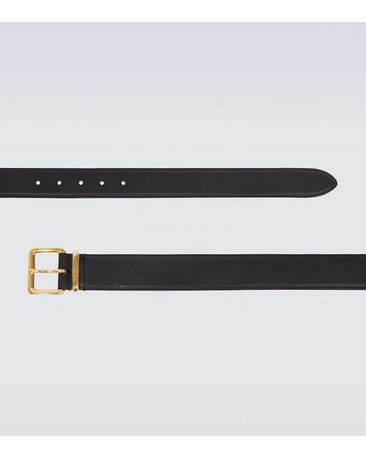 Cinturon De Piel Miu Miu de hombre de color Black