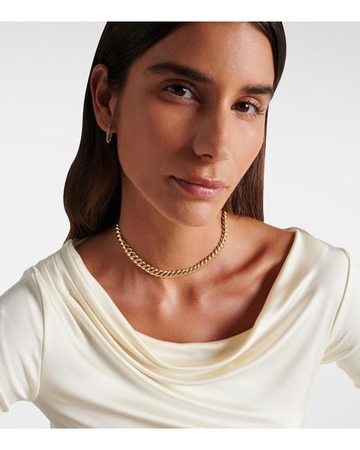 David Yurman Metallic Sculpted Cable 18Kt Choker