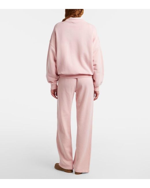 Polo Ralph Lauren Pink Cotton-Blend Fleece Sweatpants