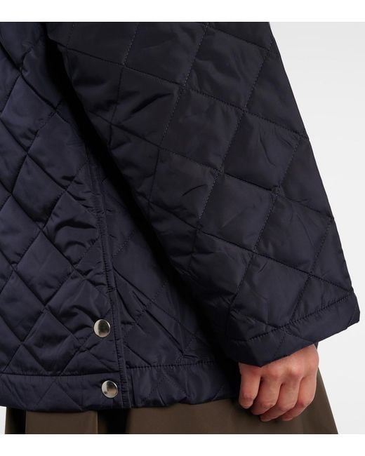 Prada Blue Re-Nylon Quilted Jacket