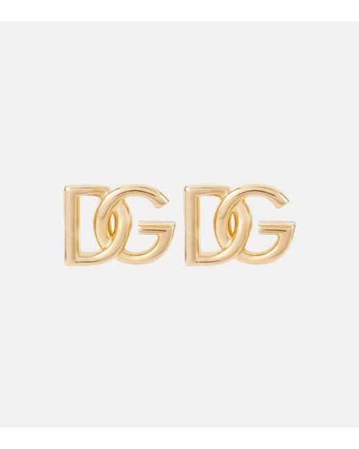 Dolce & Gabbana Metallic Dg Earrings