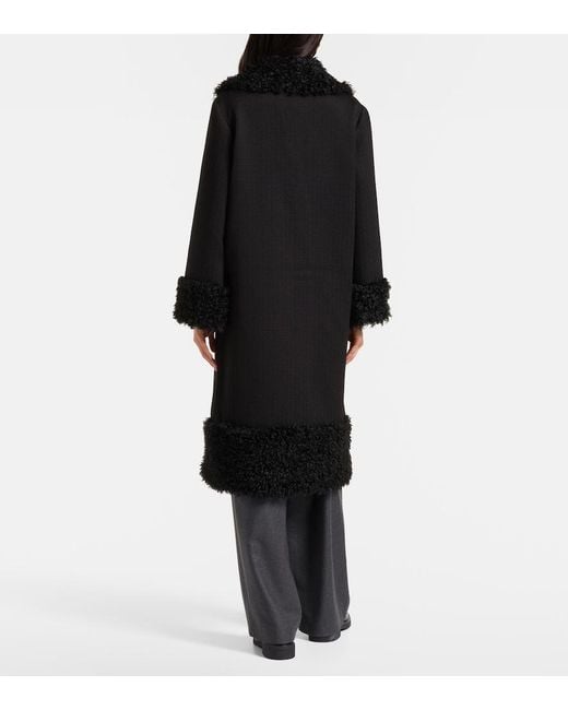 Rixo Black Diara Coat