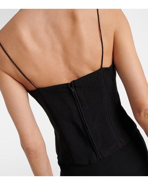 Christopher Esber Black Volcan Cutout Tank Top