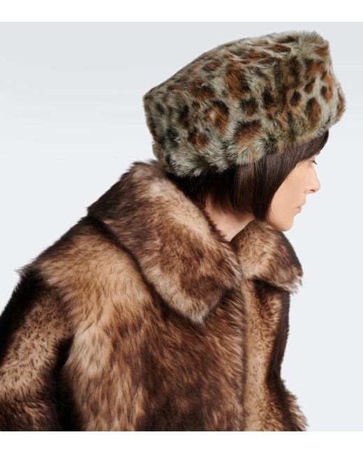 Ruslan Baginskiy Multicolor Leopard-Print Hat