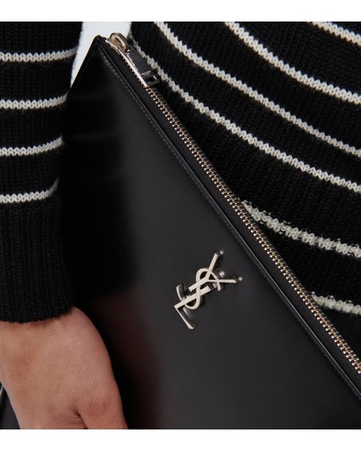 Pochette YSL pour iPad en cuir Saint Laurent pour homme en coloris Noir |  Lyst