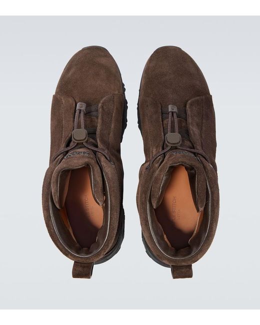 Sneakers Triple Stitch di Zegna in Brown da Uomo