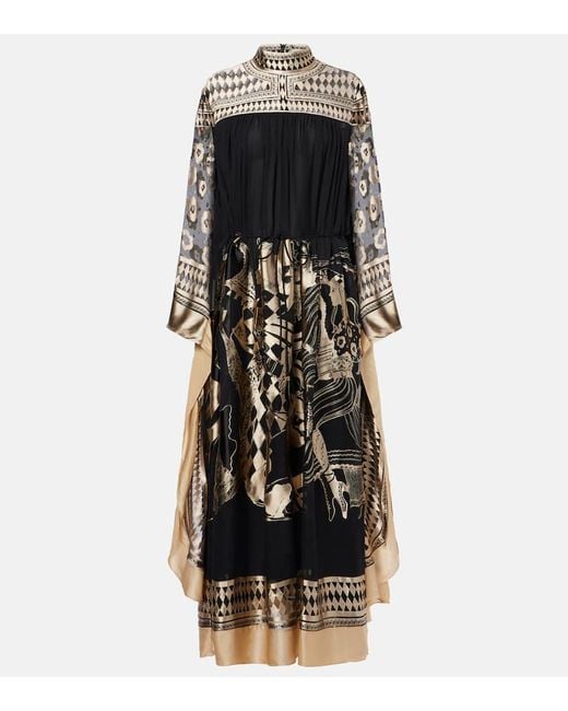 Zimmermann Illustration Otto Gown in Black | Lyst Zimmermann Illustration Otto Gown in Black | Lyst