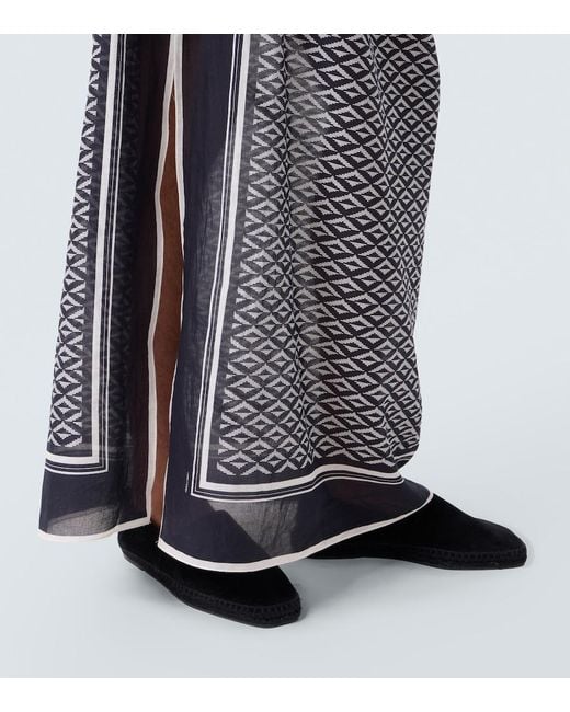 Tom Ford Black Printed Cotton Beach Cover-Up for men