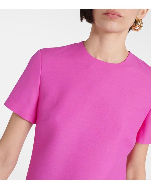 Valentino Pink Minikleid Vgold Aus Crepe Couture